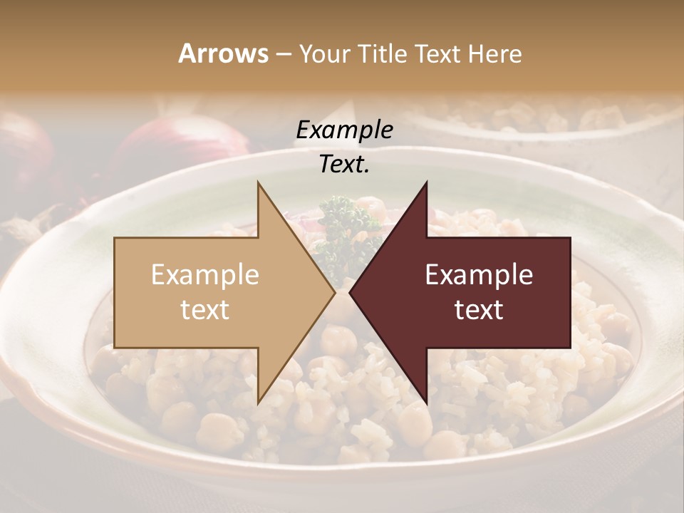 Mediterranean Plate Healthy PowerPoint Template