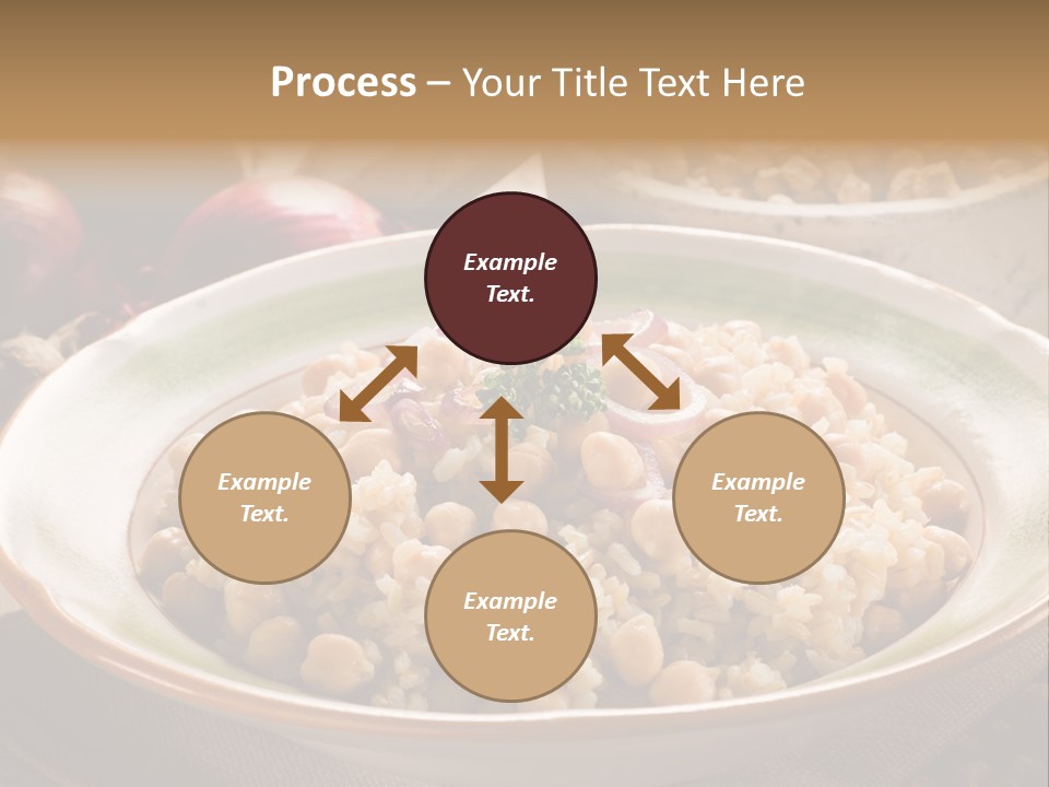 Mediterranean Plate Healthy PowerPoint Template