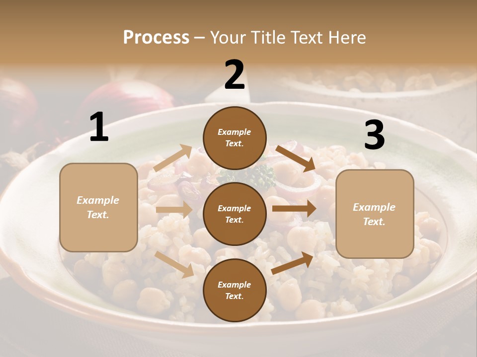 Mediterranean Plate Healthy PowerPoint Template