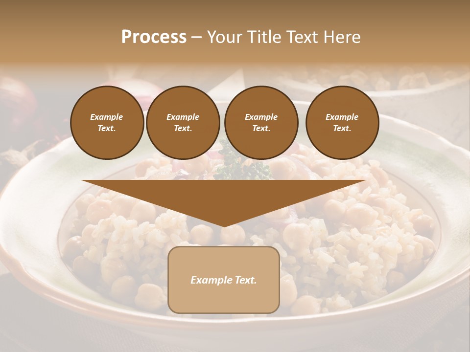 Mediterranean Plate Healthy PowerPoint Template