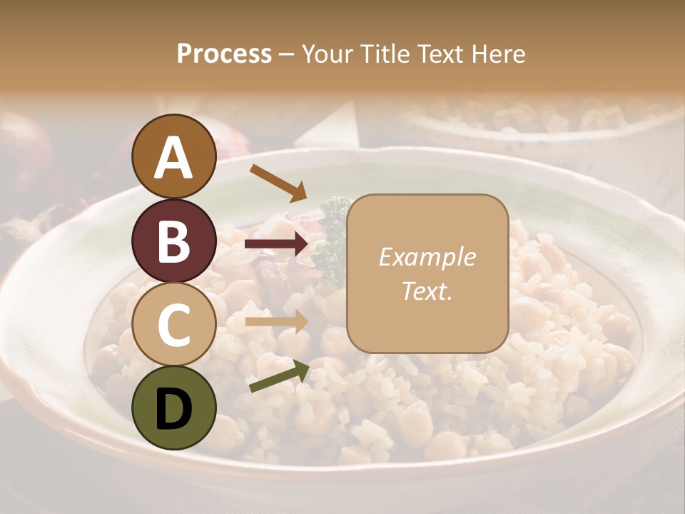 Mediterranean Plate Healthy PowerPoint Template
