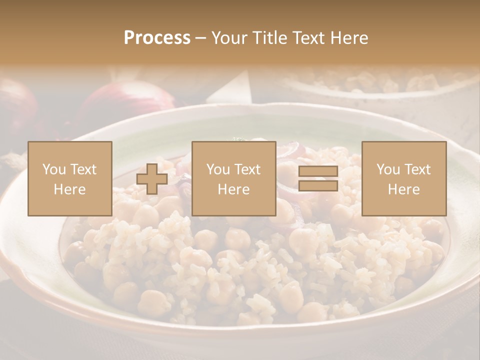 Mediterranean Plate Healthy PowerPoint Template