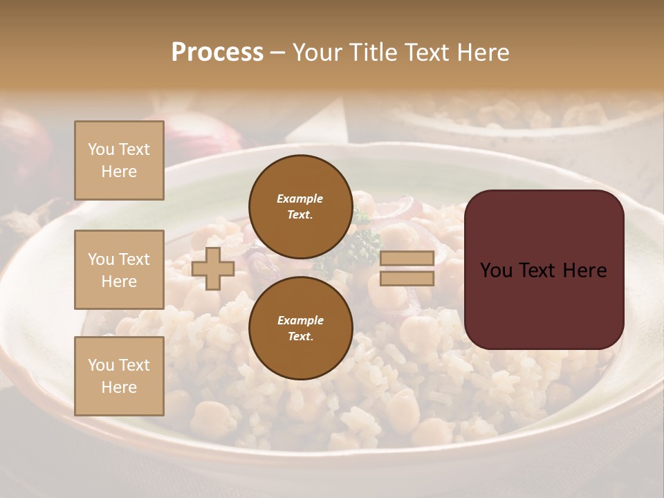 Mediterranean Plate Healthy PowerPoint Template