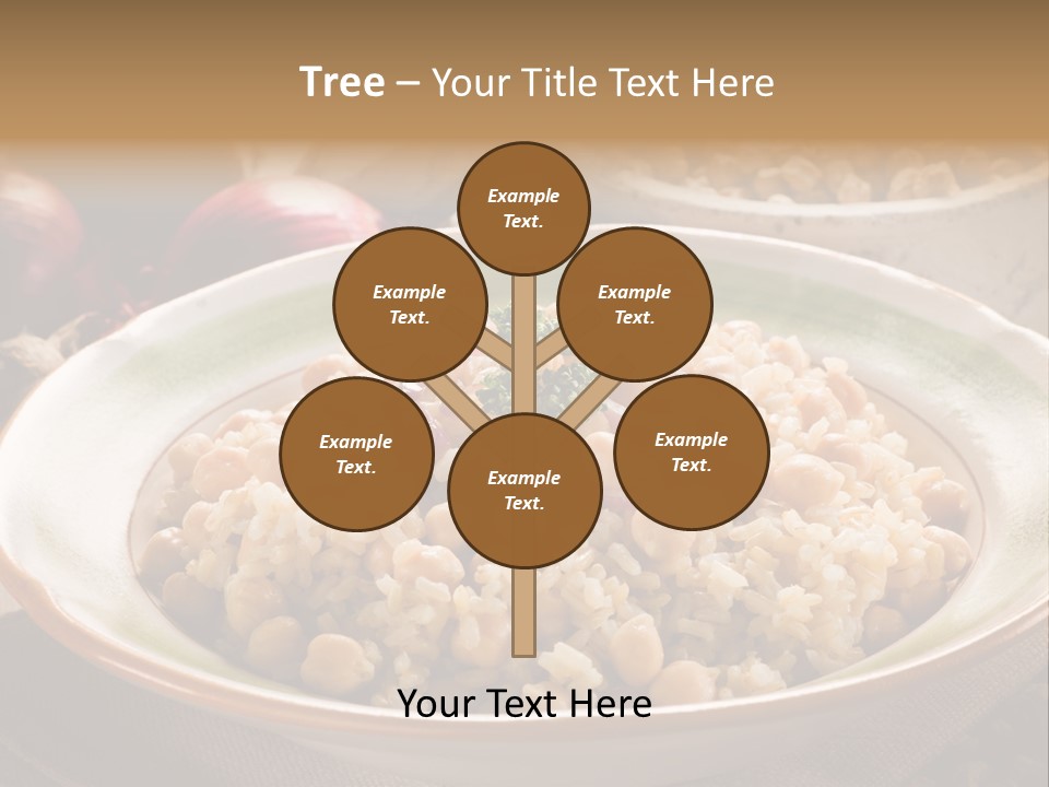 Mediterranean Plate Healthy PowerPoint Template