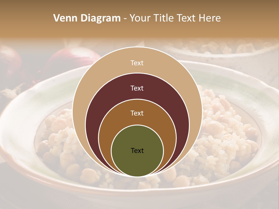 Mediterranean Plate Healthy PowerPoint Template