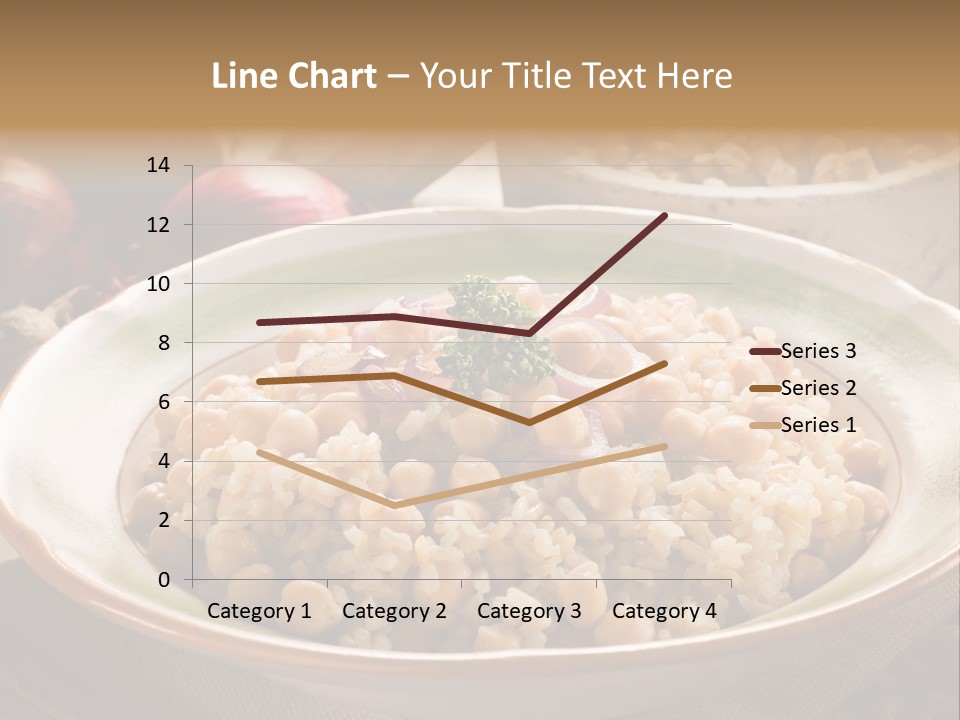 Mediterranean Plate Healthy PowerPoint Template