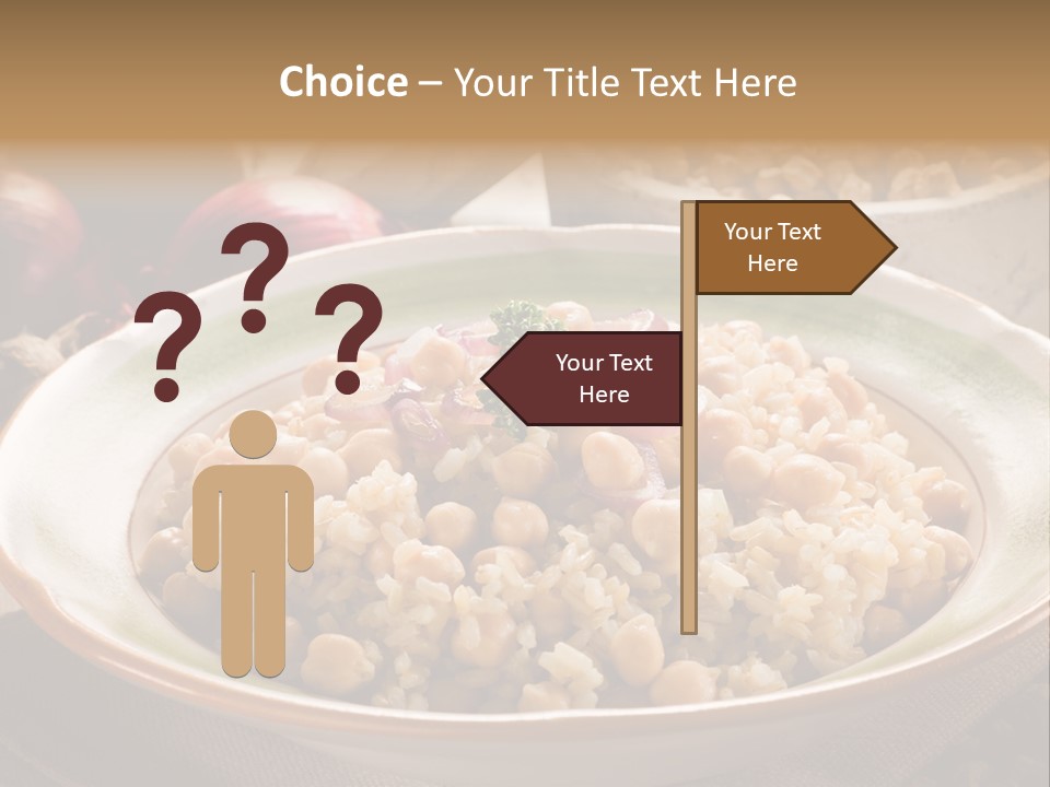 Mediterranean Plate Healthy PowerPoint Template