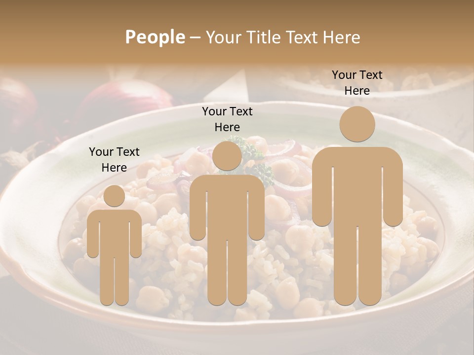 Mediterranean Plate Healthy PowerPoint Template