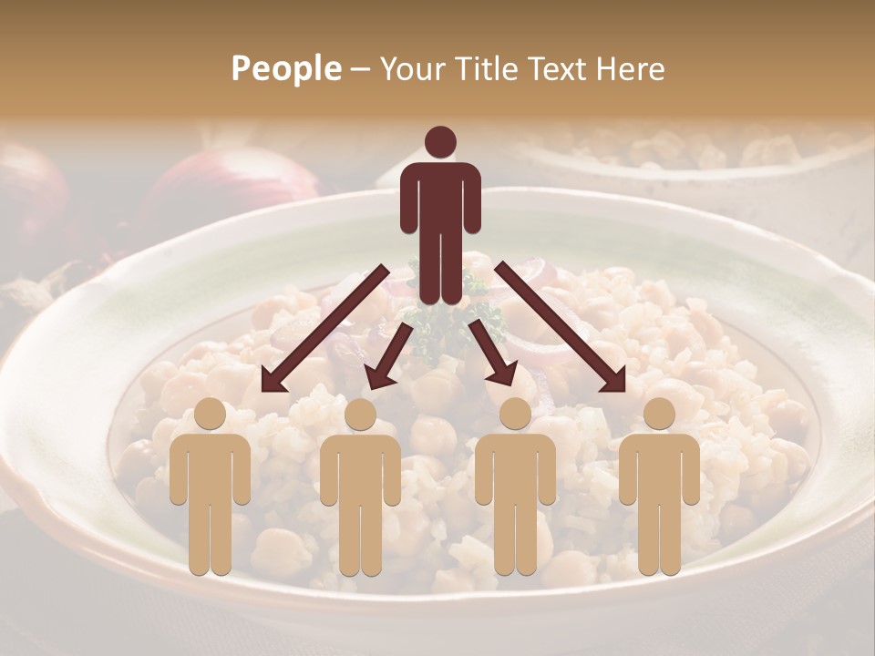 Mediterranean Plate Healthy PowerPoint Template