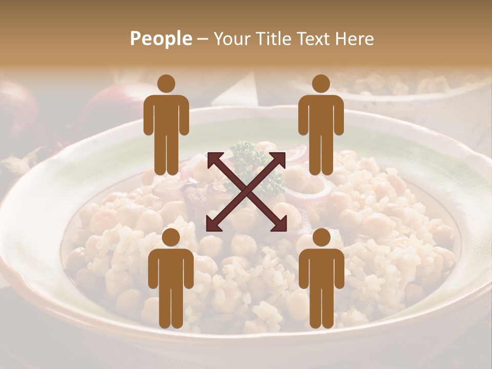 Mediterranean Plate Healthy PowerPoint Template