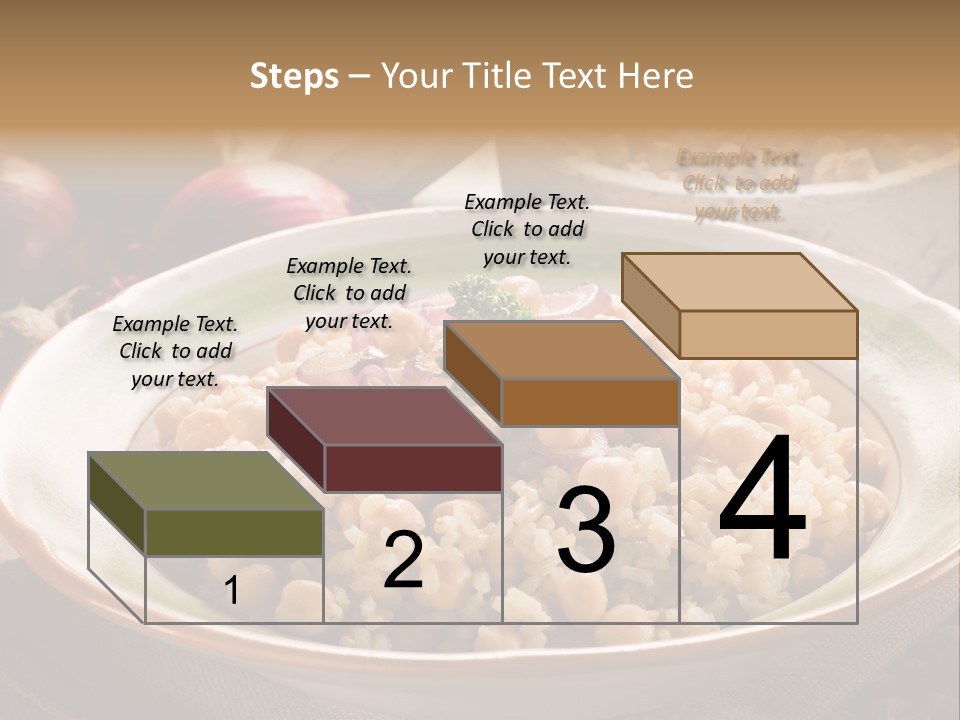 Mediterranean Plate Healthy PowerPoint Template