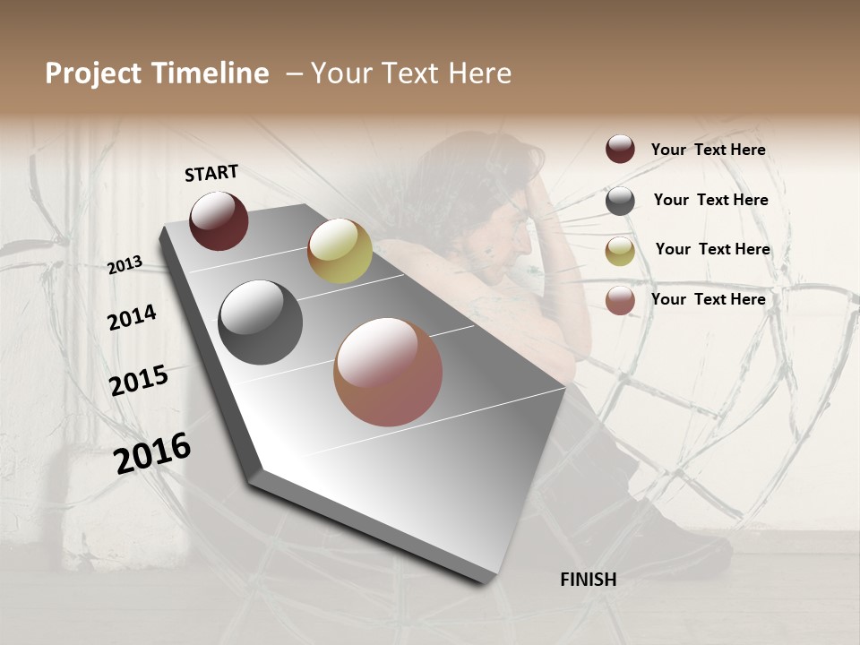 Pain Wall Sensitive PowerPoint Template