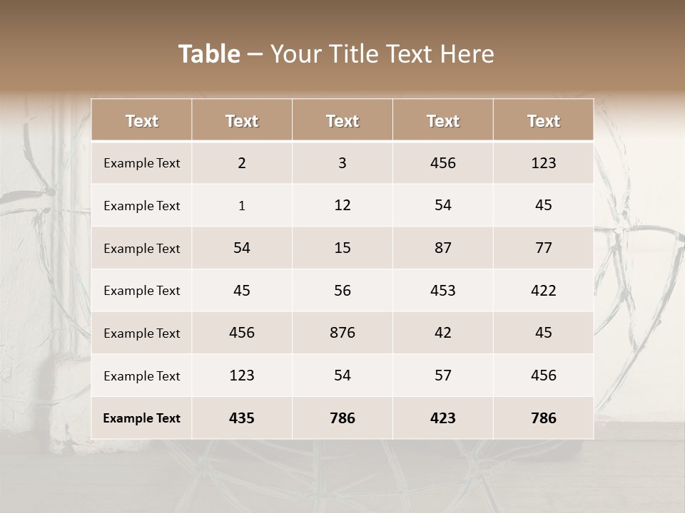 Pain Wall Sensitive PowerPoint Template