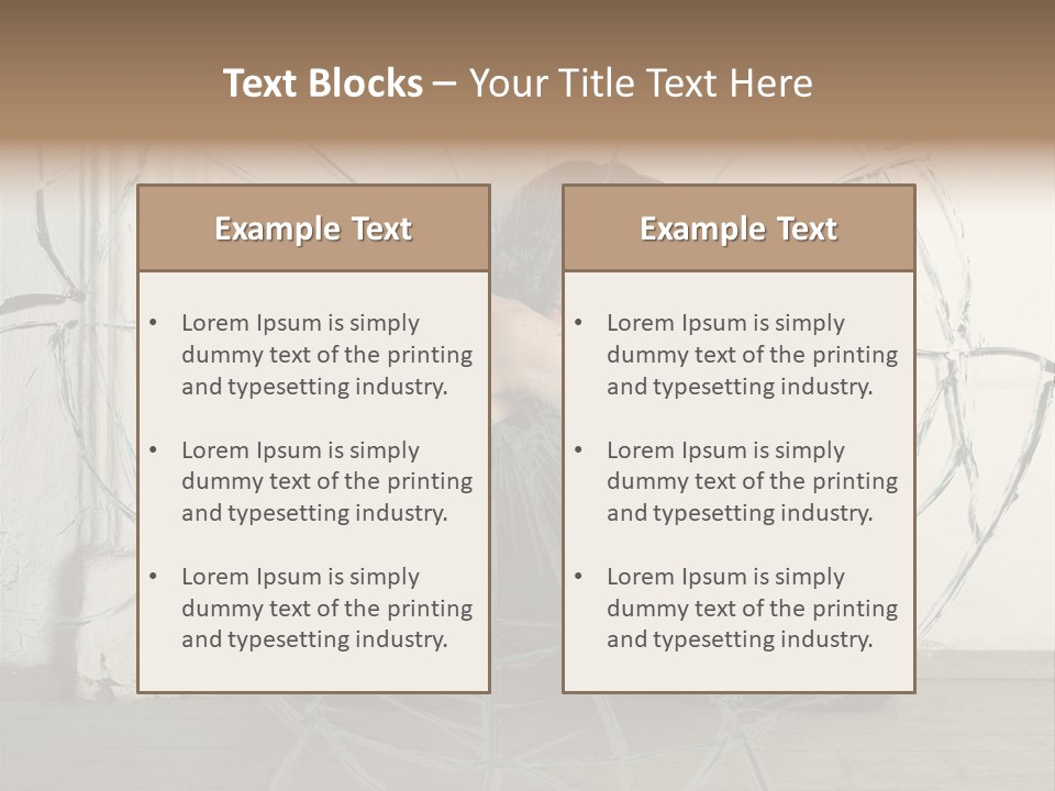 Pain Wall Sensitive PowerPoint Template