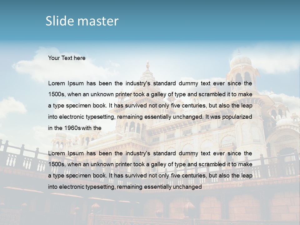 Place Asia Indian PowerPoint Template