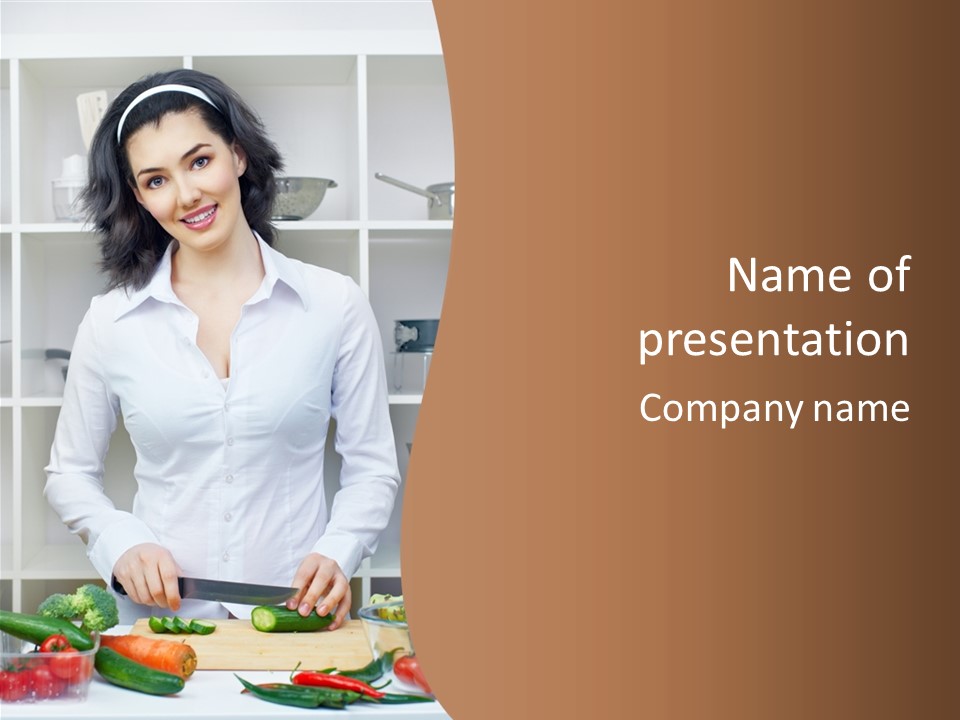 Person Cuisine  PowerPoint Template