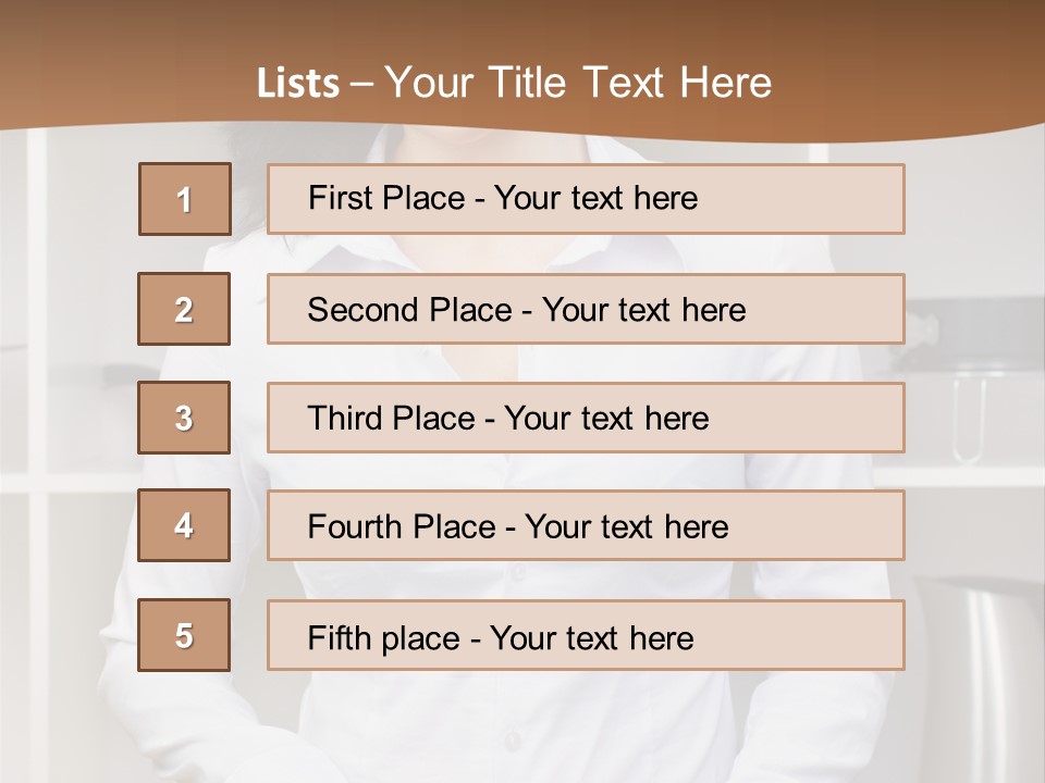 Person Cuisine  PowerPoint Template