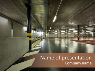 Place Interior Pavement PowerPoint Template
