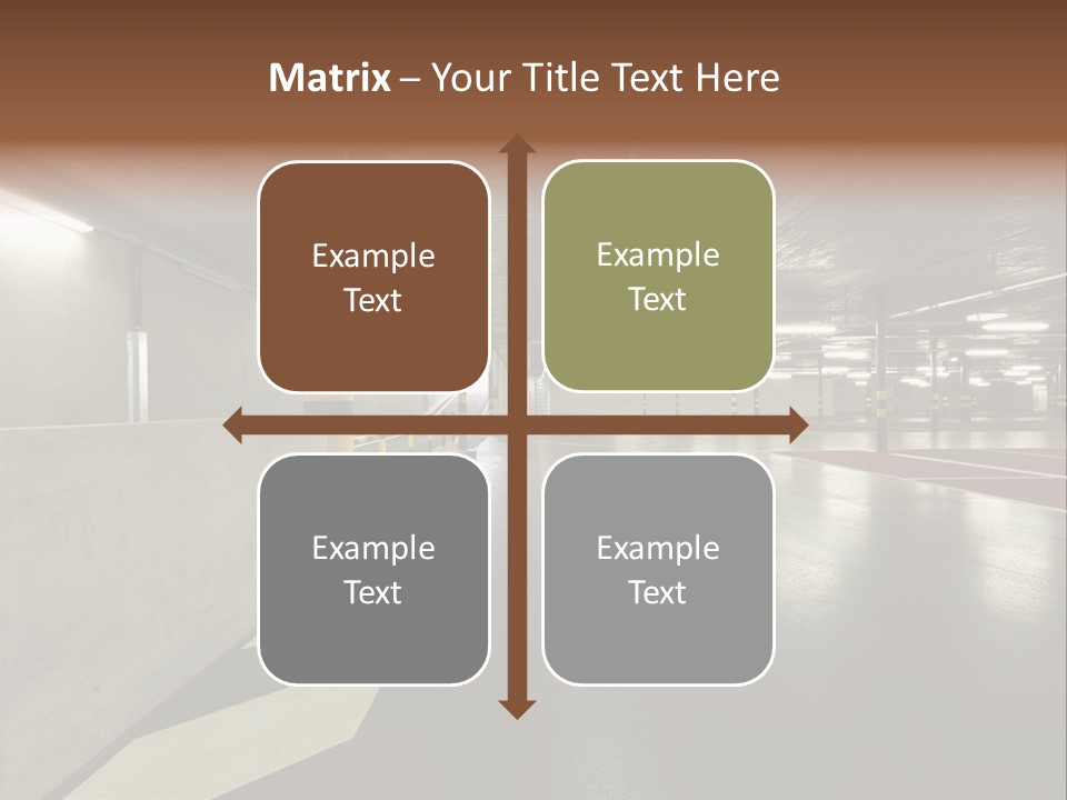 Place Interior Pavement PowerPoint Template
