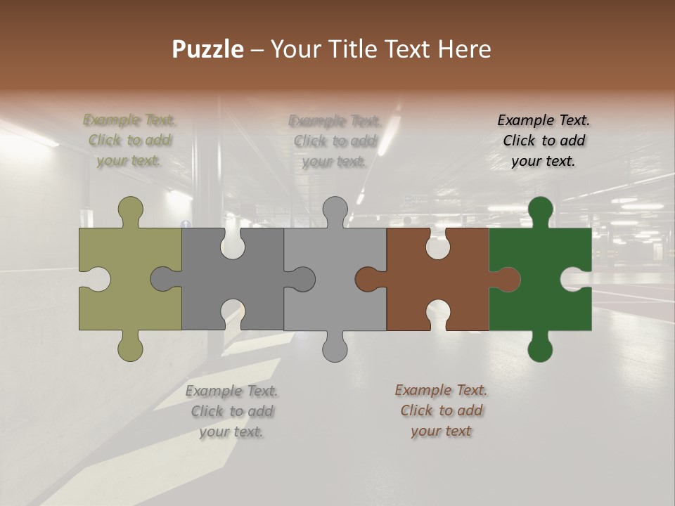 Place Interior Pavement PowerPoint Template