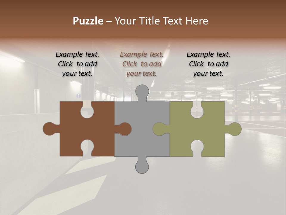 Place Interior Pavement PowerPoint Template