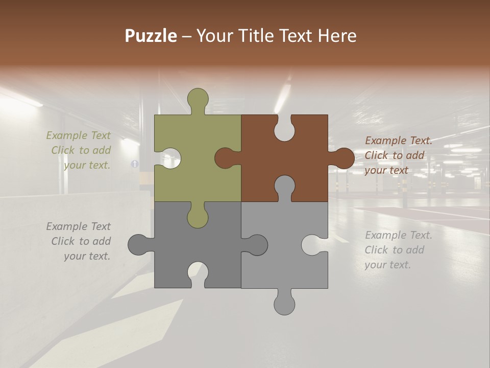 Place Interior Pavement PowerPoint Template