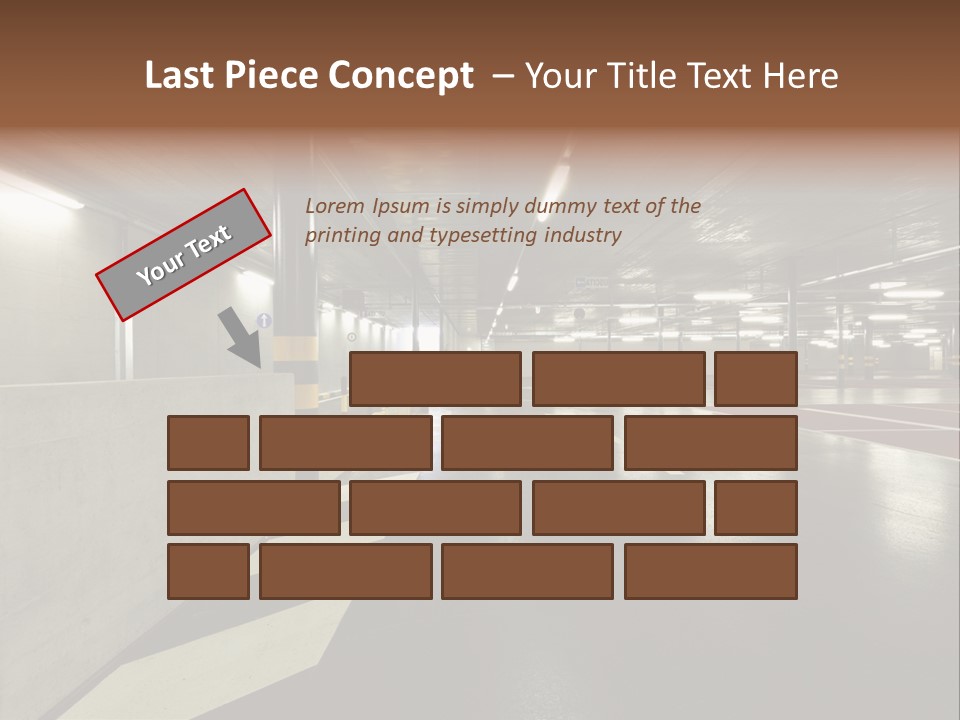 Place Interior Pavement PowerPoint Template