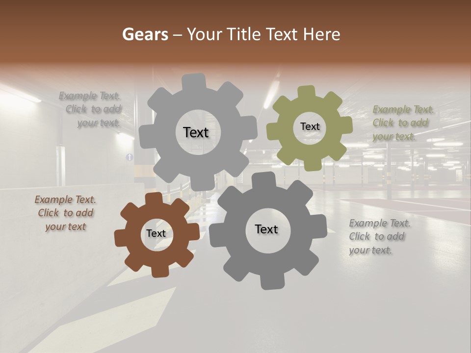 Place Interior Pavement PowerPoint Template