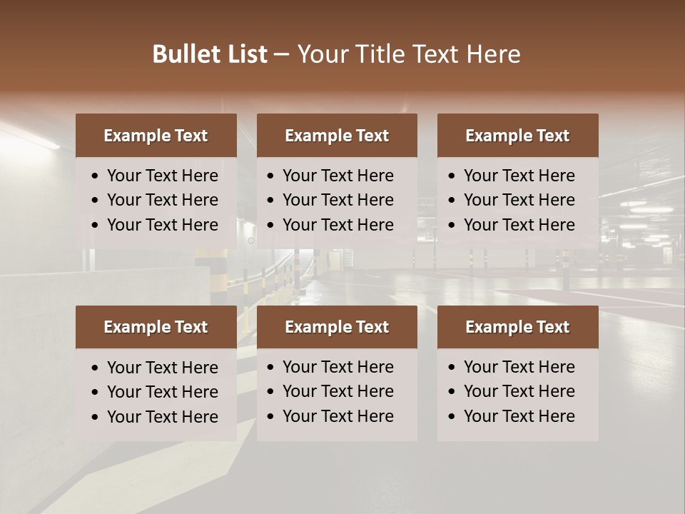Place Interior Pavement PowerPoint Template