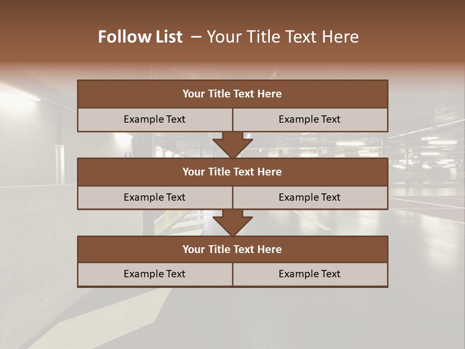 Place Interior Pavement PowerPoint Template