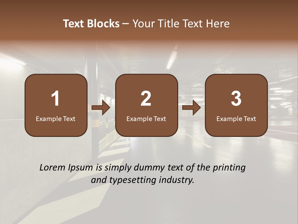 Place Interior Pavement PowerPoint Template