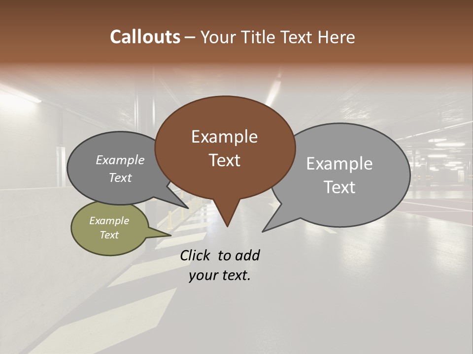Place Interior Pavement PowerPoint Template