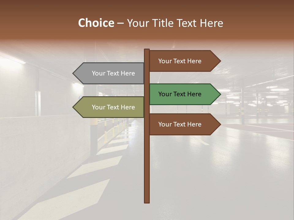 Place Interior Pavement PowerPoint Template