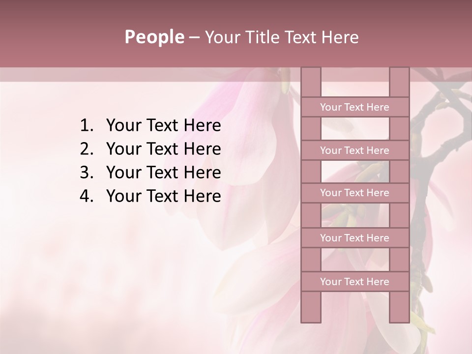 Office Li Ten People PowerPoint Template