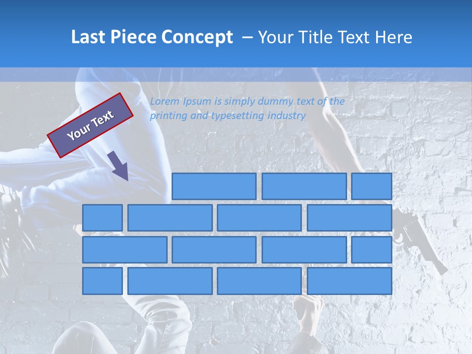 Aggression Handgun Conflict PowerPoint Template