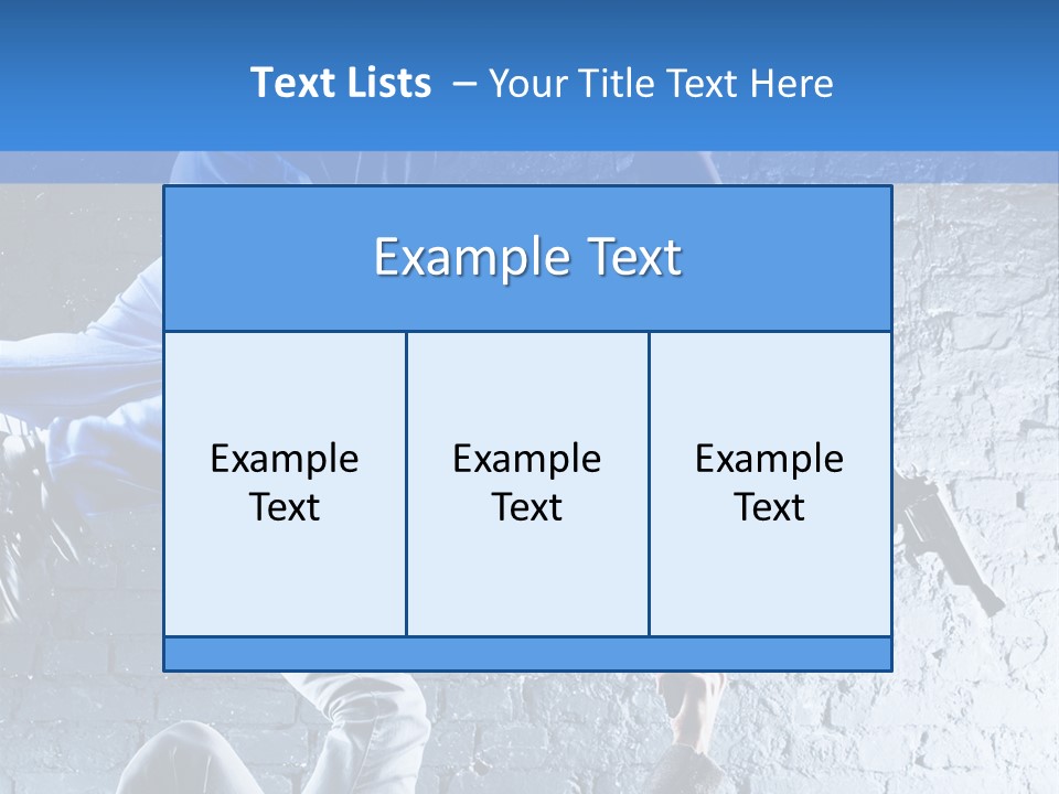 Aggression Handgun Conflict PowerPoint Template