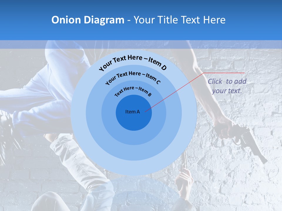 Aggression Handgun Conflict PowerPoint Template