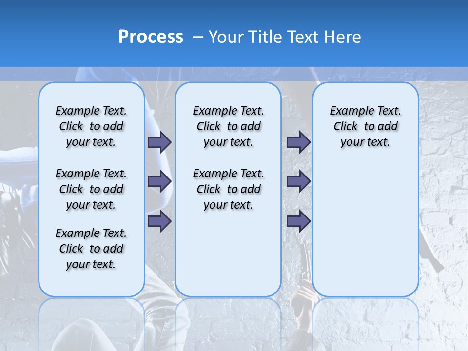 Aggression Handgun Conflict PowerPoint Template