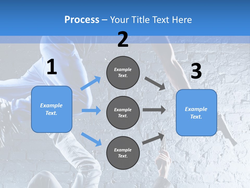 Aggression Handgun Conflict PowerPoint Template
