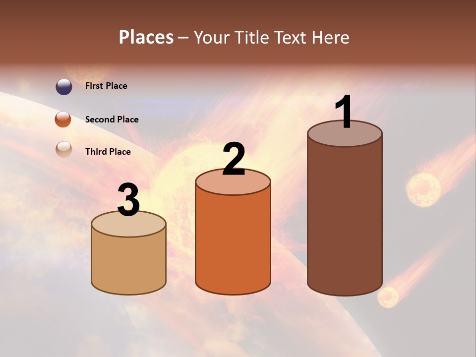 Astronomy Background Bright PowerPoint Template