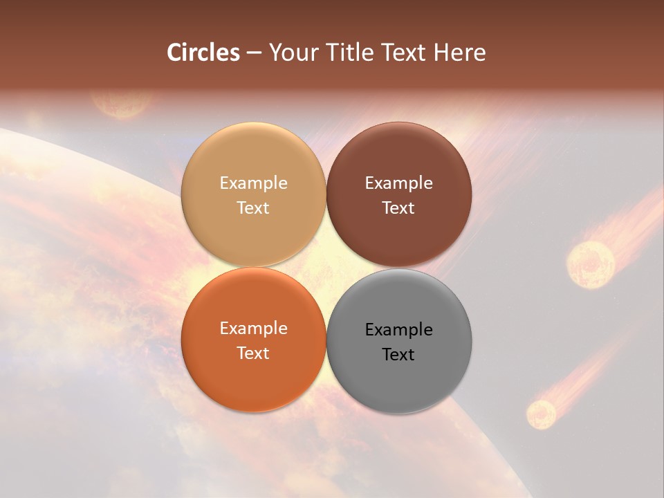 Astronomy Background Bright PowerPoint Template