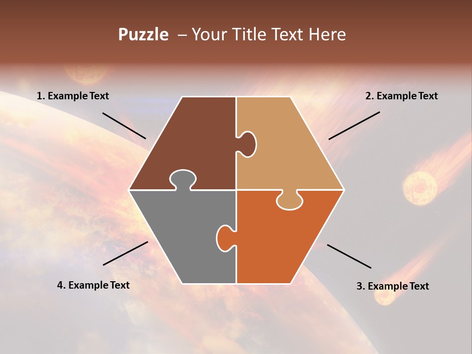 Astronomy Background Bright PowerPoint Template