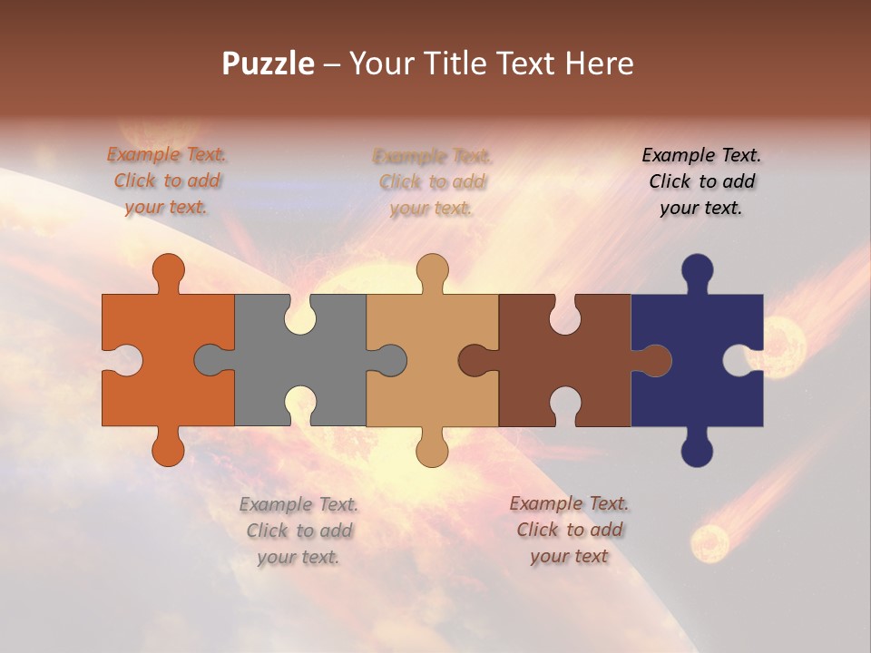 Astronomy Background Bright PowerPoint Template