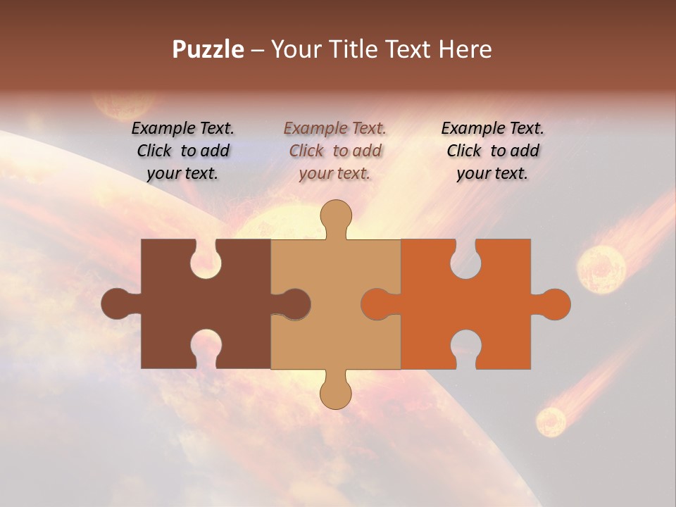 Astronomy Background Bright PowerPoint Template