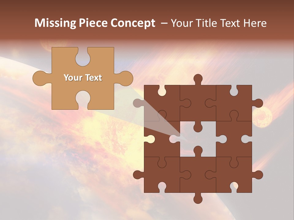 Astronomy Background Bright PowerPoint Template