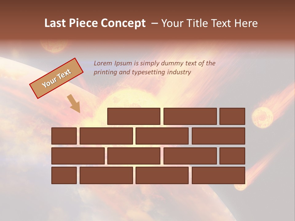 Astronomy Background Bright PowerPoint Template