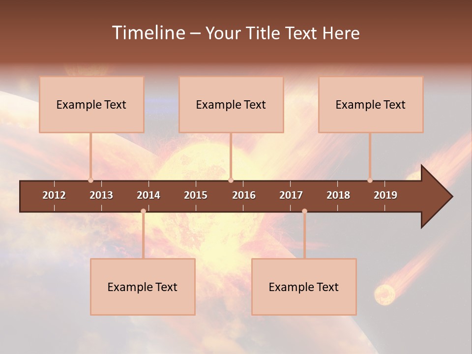 Astronomy Background Bright PowerPoint Template