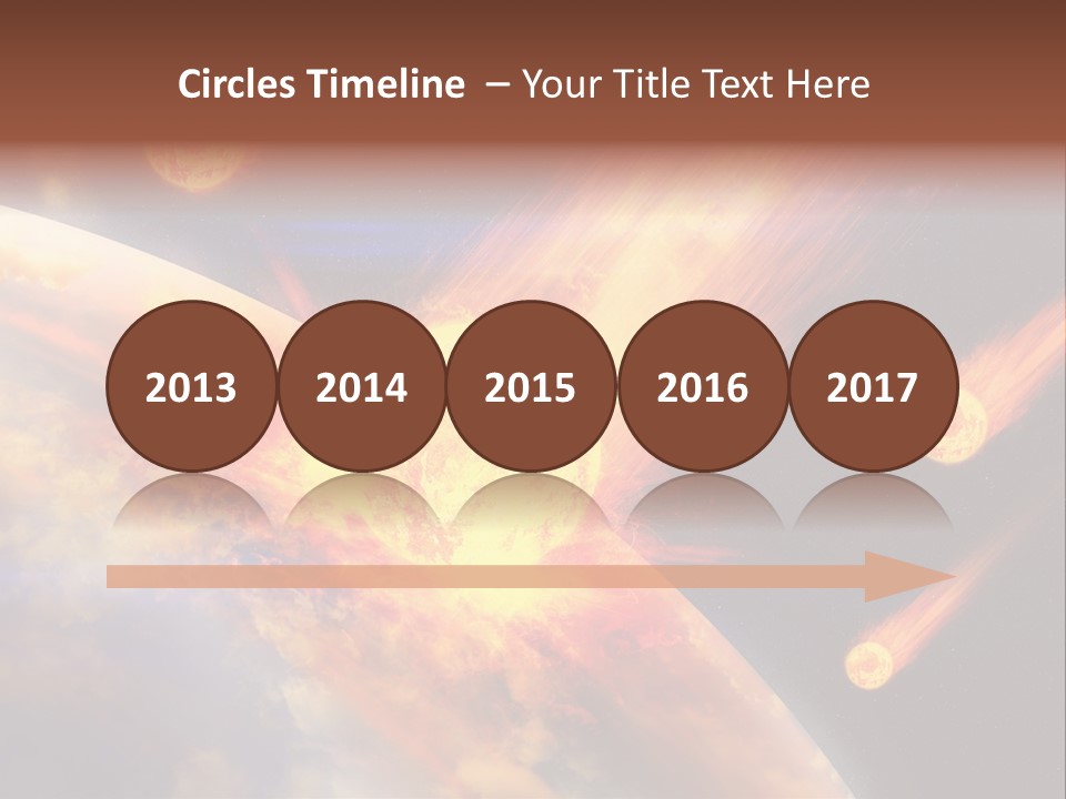 Astronomy Background Bright PowerPoint Template