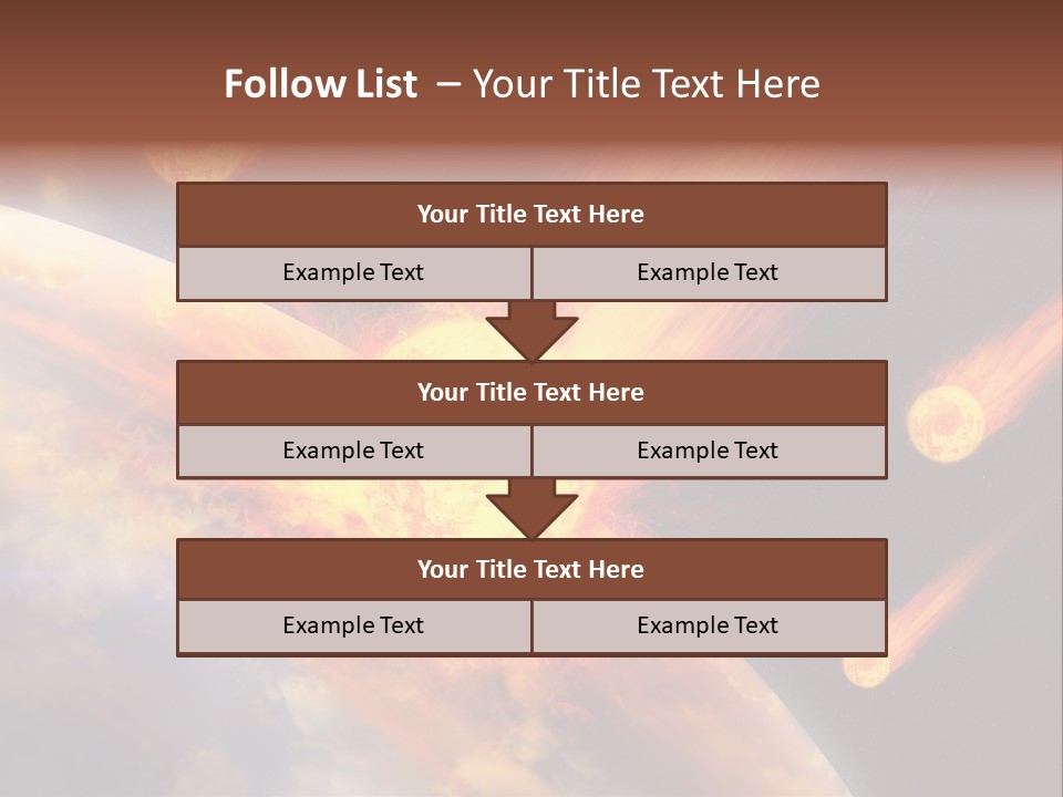 Astronomy Background Bright PowerPoint Template