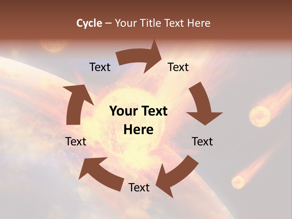 Astronomy Background Bright PowerPoint Template